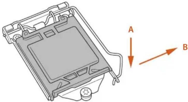 ASROCK B365M-ITX/ac - CPU を取り付ける - 2