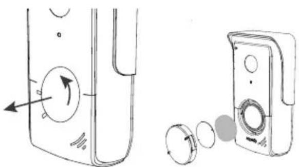 SOMFY V350 - Anbringen des Namensschildes - 1