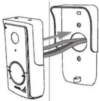 SOMFY V350 - Bevestiging en bedrading van het buitenpaneel - 2