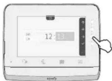 SOMFY V350 - Schermata home e regolazioni di base - 5