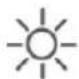 SOMFY V350 - Setting the brightness - 1