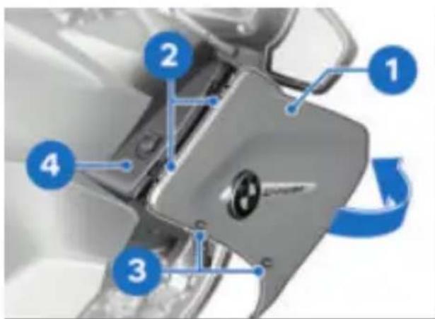 BMW R 1250 RT (2023) - Ouverture de l'obturateur radiateur - 4