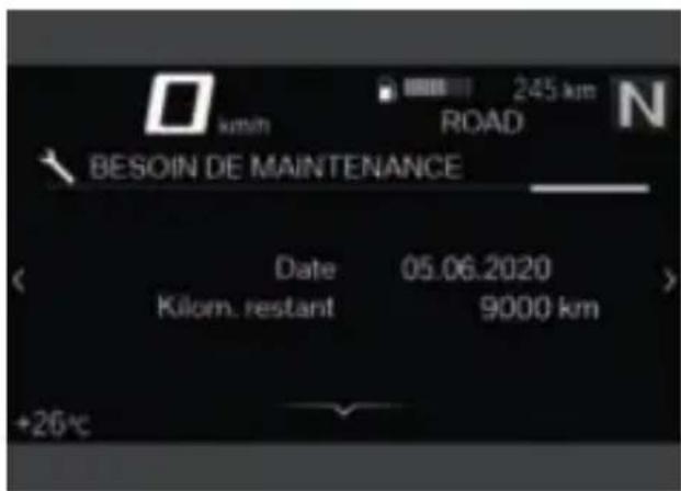 BMW R 1250 RT (2023) - Échéance de service - 1