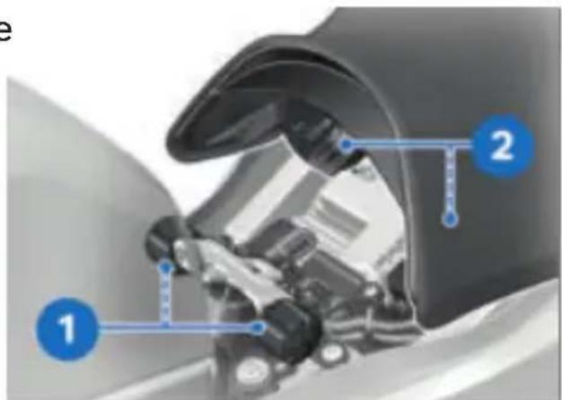 BMW R 1250 RT (2023) - Dépose de la selle pilote - 4