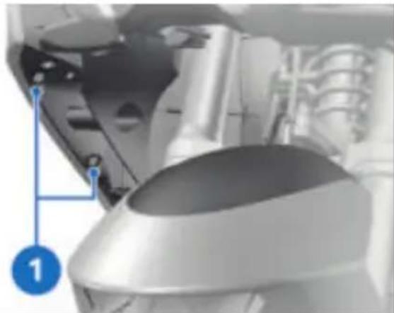 BMW R 1250 RT (2023) - Ouverture de l'obturateur radiateur - 1