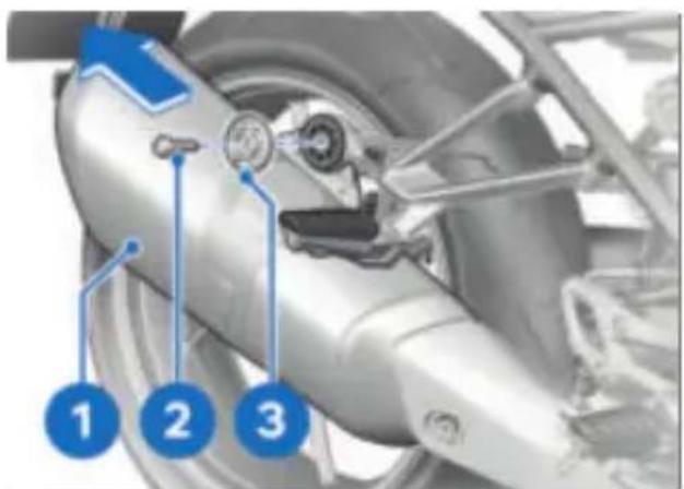 BMW R 1250 R (2023) - Système d'échappement chaud - 2