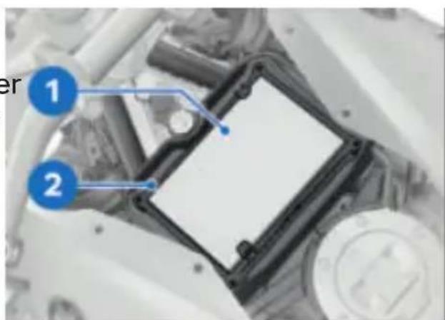 BMW R 1250 R (2023) - Remplacer la cartouche de filtre à air - 5