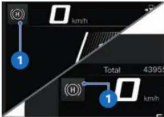BMW R 1250 R (2023) - HILL START CONTROL (HSC) Affichage - 1