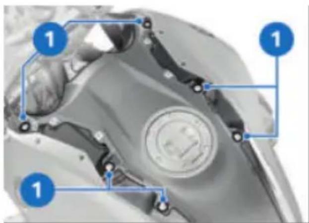 BMW R 1250 R (2023) - Remplacer la cartouche de filtre à air - 3