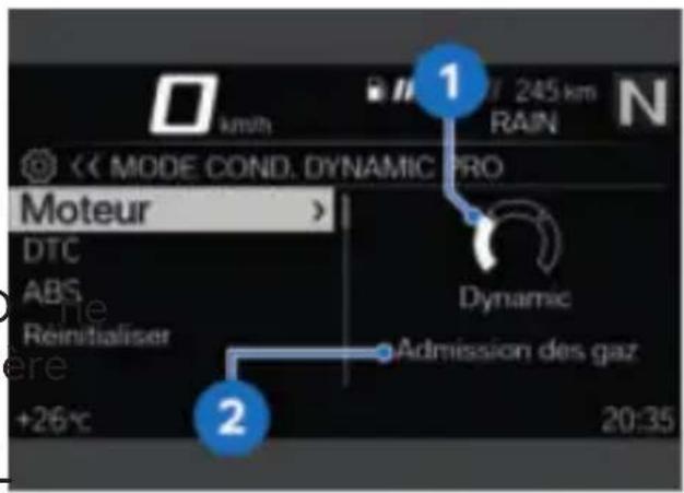 BMW R 1250 R (2023) - Régler l'Dynamic Pro - 1