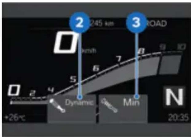 BMW R 1250 R (2023) - Régler la précontrainte de ressort - 1