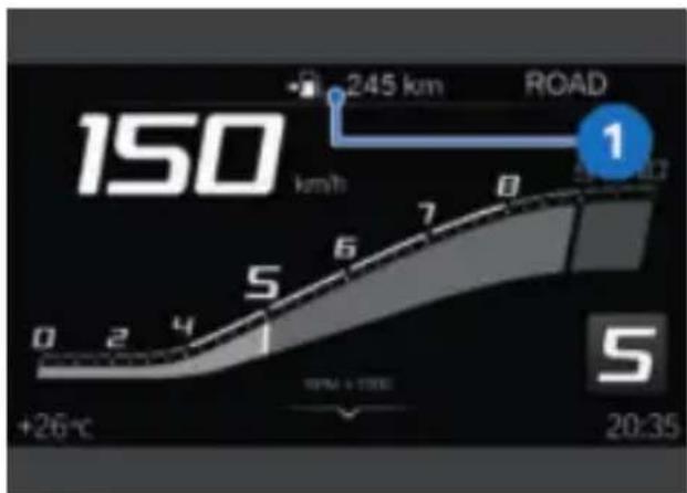BMW R 1250 R (2023) - Autonomie - 1