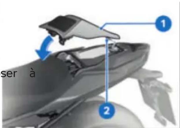BMW R 1250 R (2023) - Poser la coque de selle passager - 1