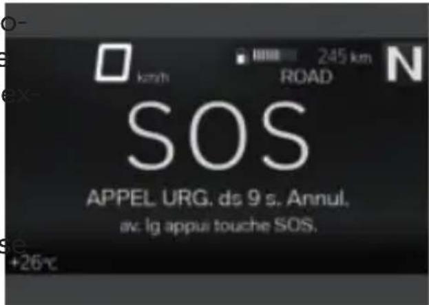 BMW K 1600 GT (2023) - Appel d'urgence manuel Condition préalable - 2
