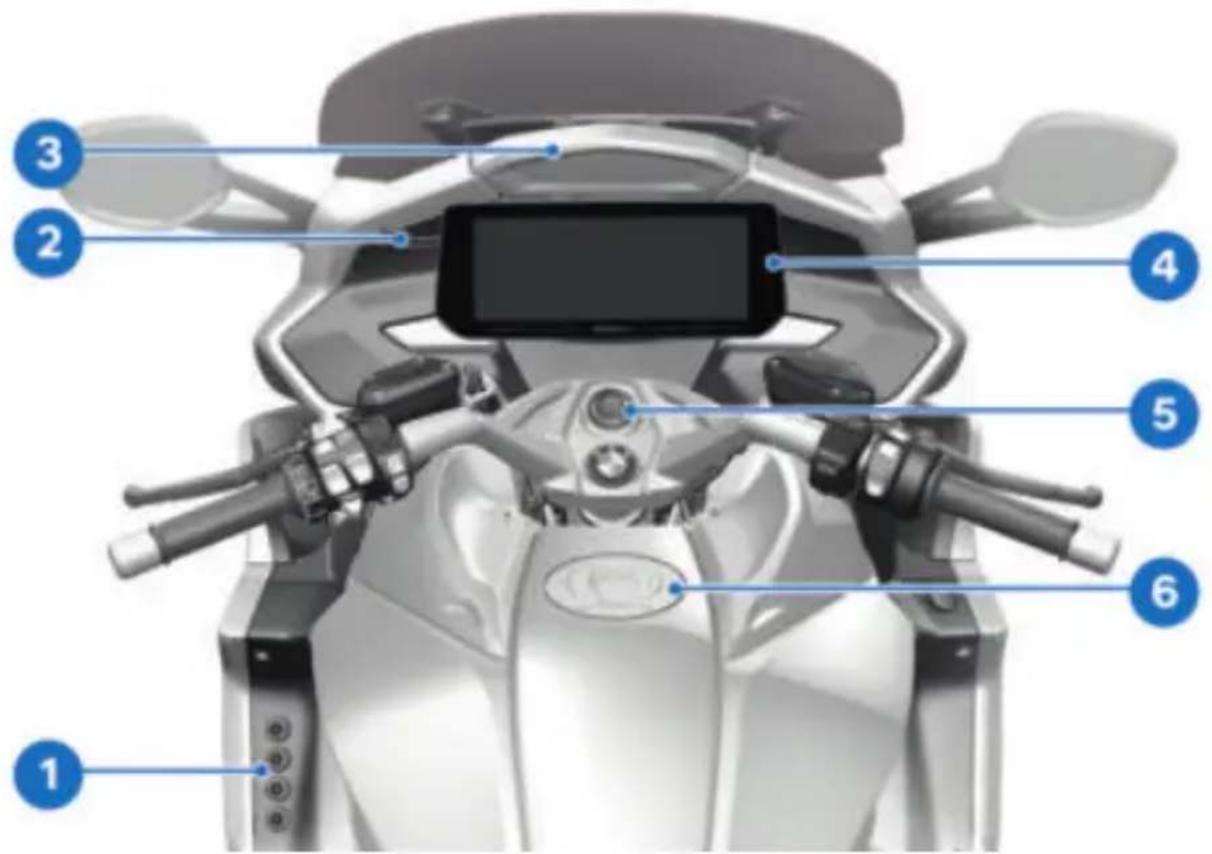 BMW K 1600 GT (2023) - VUE D'ENSEMBLE CÔTÉ DROIT - 2