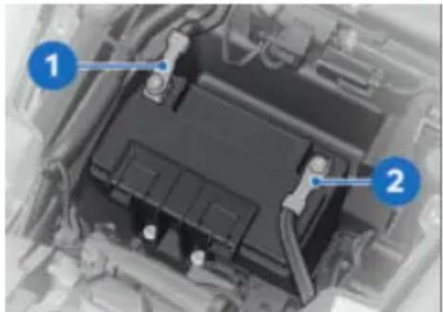 BMW K 1600 GT (2023) - La batterie n'est pas raccordée correctement - 1