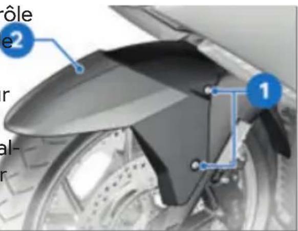 BMW K 1600 GTL (2023) - Dépose de la roue avant - 1