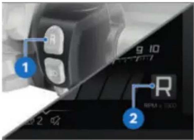 BMW K 1600 GTL (2023) - Désactivation de l'assistance de marche arrière - 1