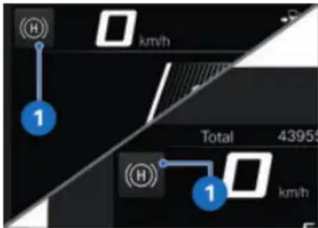 BMW S 1000 RR (2023) - HILL START CONTROL (HSC) Affichage - 1