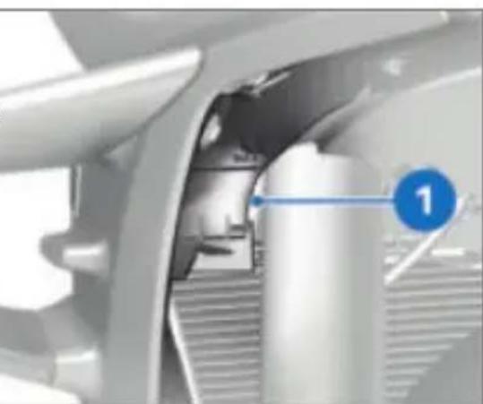 BMW S 1000 RR (2023) - Contrôler le niveau de liquide de refroidissement - 1