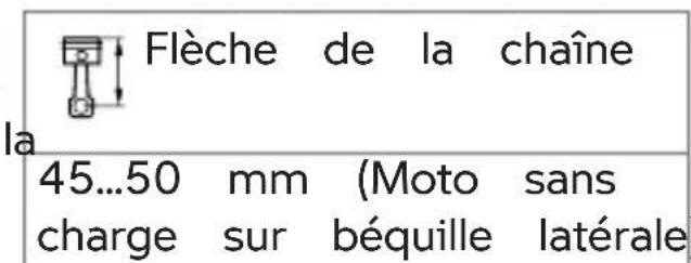 BMW S 1000 RR (2023) - Contrôler la flèche de la chaîne - 2