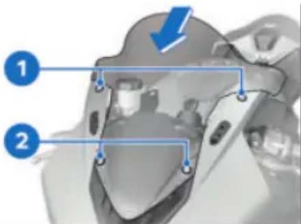 BMW S 1000 RR (2023) - Démontage des rétroviseurs - 6