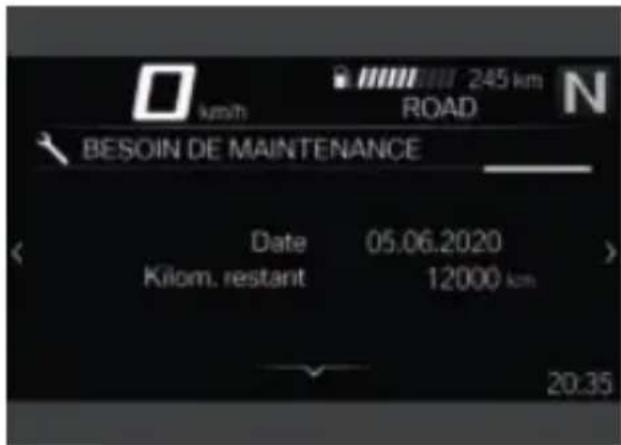 BMW S 1000 RR (2023) - Échéance de service - 1