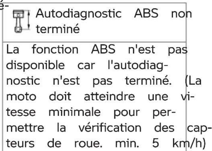 BMW S 1000 RR (2023) - Autodiagnostic ABS non terminé - 2