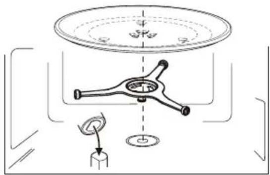 DOMO DO22301C - TURNTABLE INSTALLATION - 1