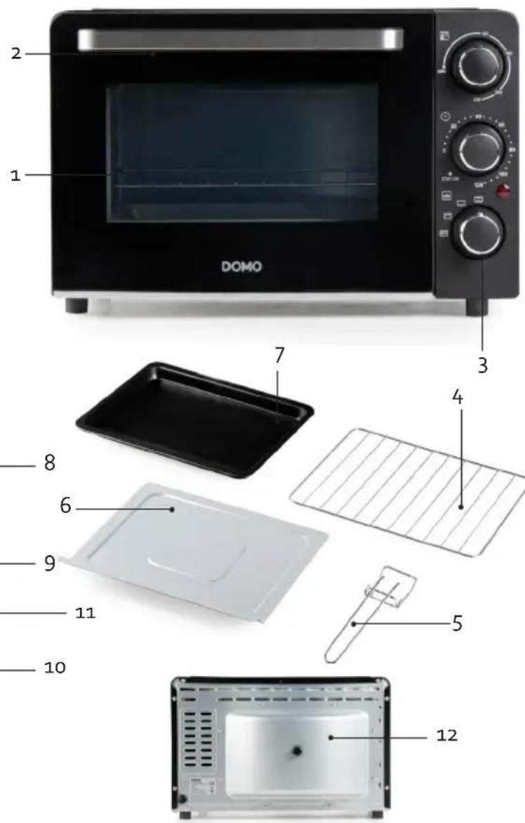 DOMO DO807GO - ČASTI - 1