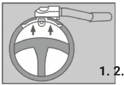 HP Rotary Lock - Lenkradkralle Rotary Lock - 1