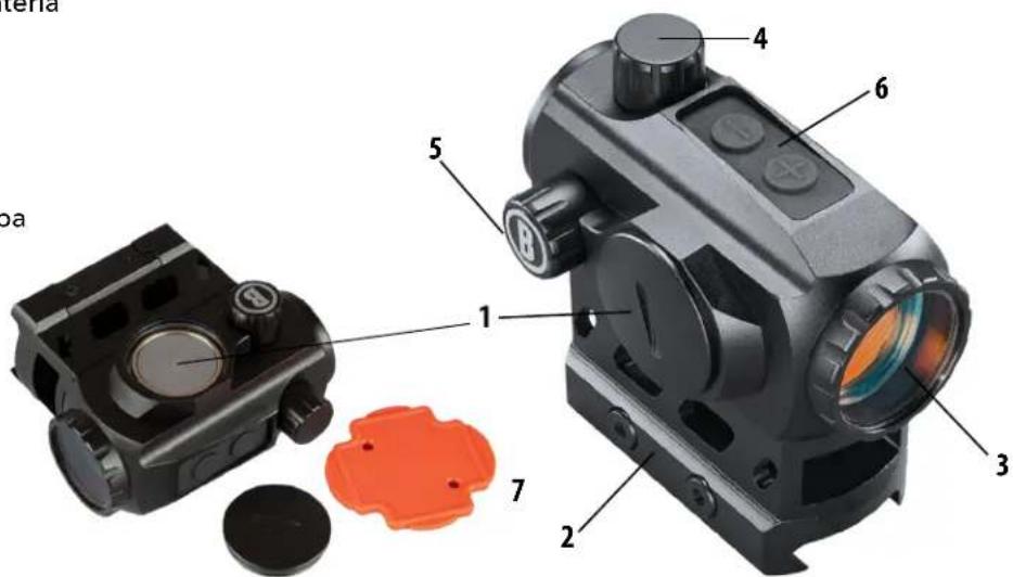 BUSHNELL TRS-125 - GUIA DE PARTES - 1