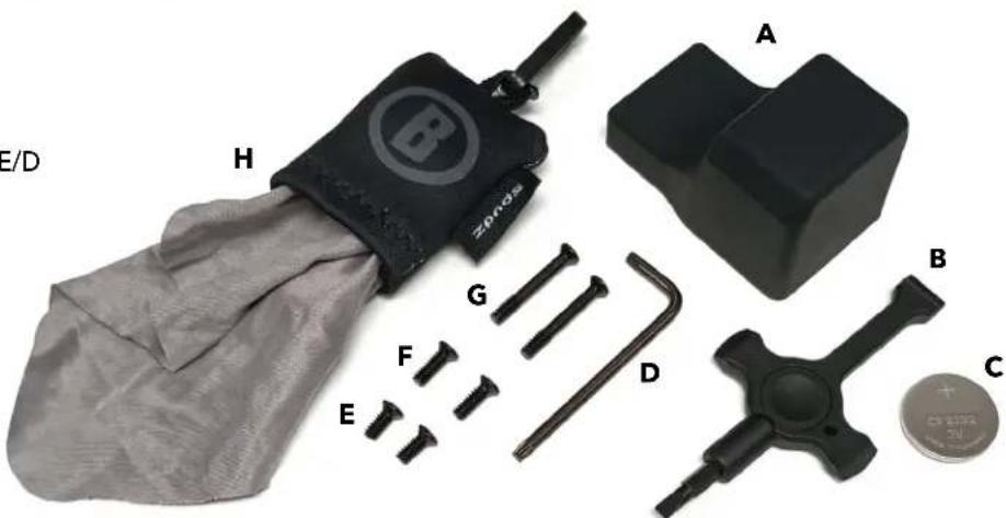BUSHNELL RXM-300 - Accessoires produit inclus: - 1