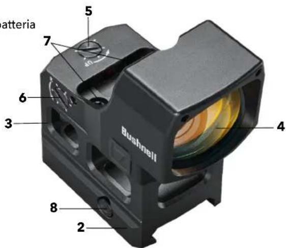BUSHNELL RXM-300 - GUIDA AI COMPONENTI - 2