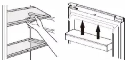 DOMO DO91705R - MOVING THE SHELVES AND DOOR RACK - 1