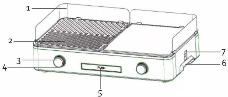 DOMO DO9259G - PIEZAS - 1
