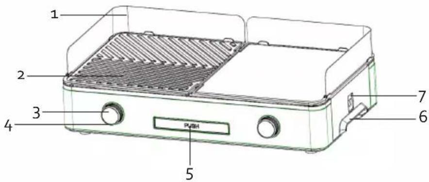 DOMO DO9259G - COMPONENTI - 1