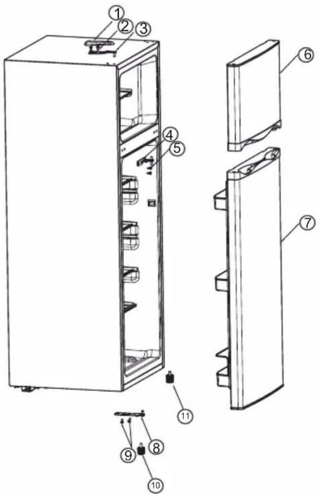 DOMO DO91401C - CHANGEMENT DU SENS D'OUVERTURE DE LA PORTE - 3