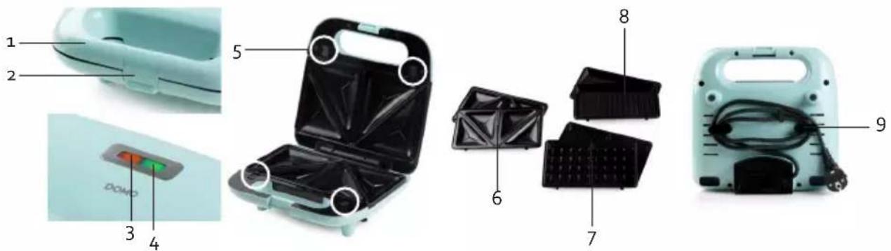 DOMO DO1105C - TEILE - 1