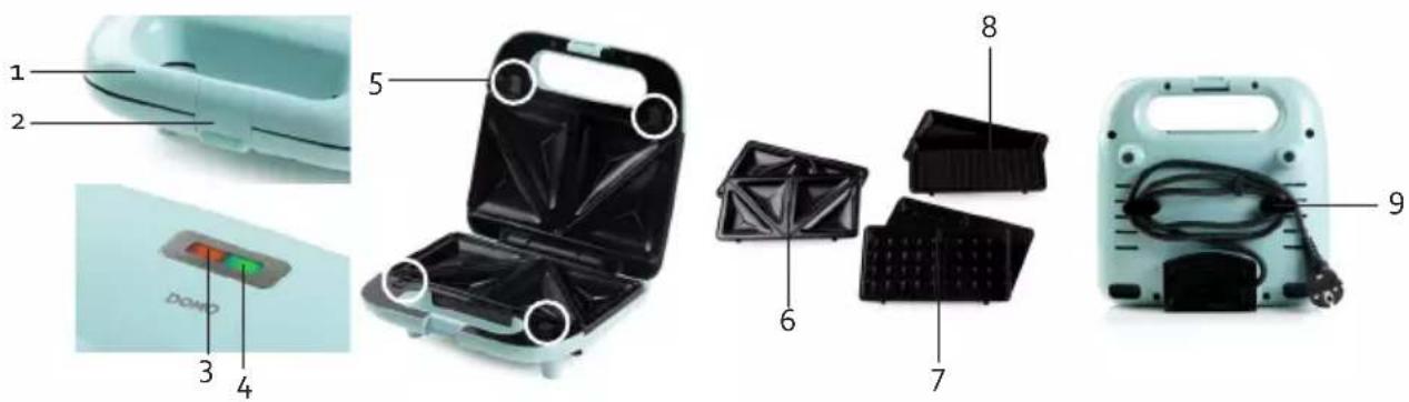 DOMO DO1105C - COMPONENTI - 1