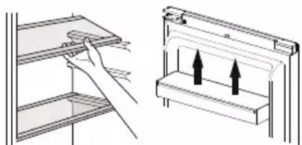 DOMO DO91402C - MOVING THE SHELVES AND DOOR RACK - 1