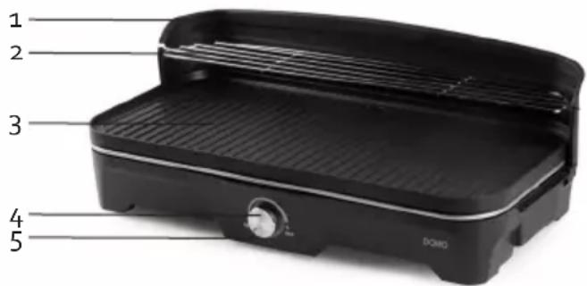 DOMO DO9260G - ONDERDELEN - 1