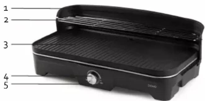 DOMO DO9260G - COMPONENTI - 1