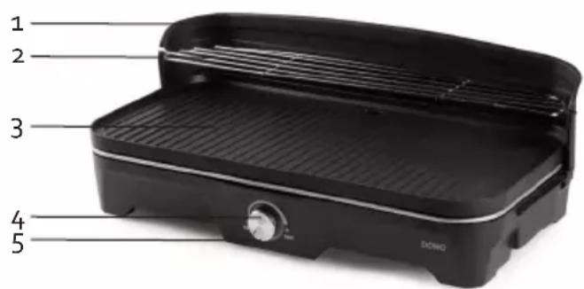 DOMO DO9260G - PARTS - 1