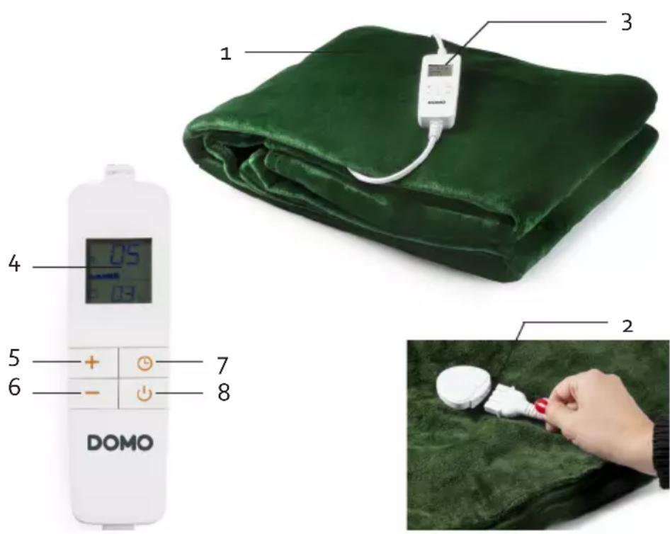 DOMO DO640ED - PIEZAS - 1