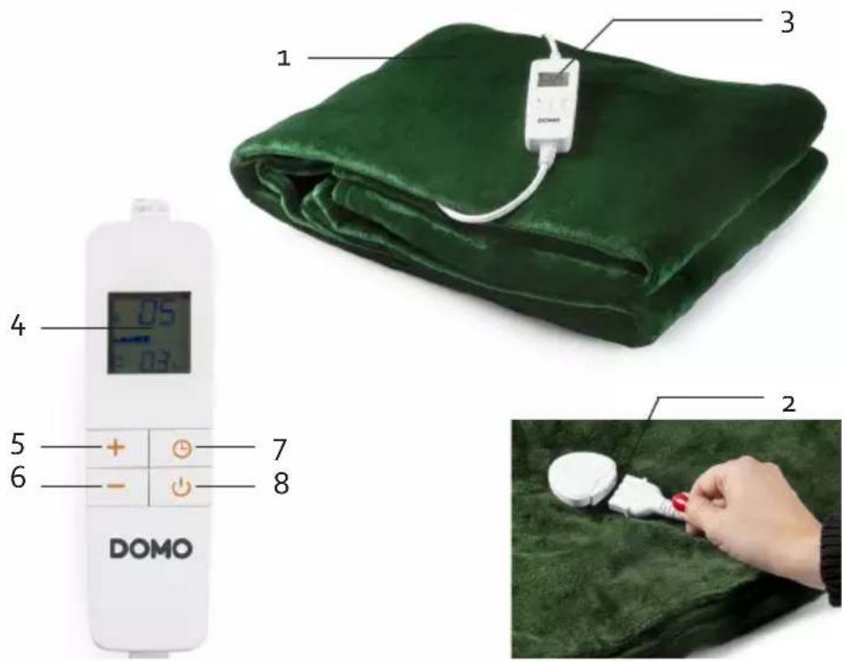 DOMO DO640ED - ONDERDELEN - 1
