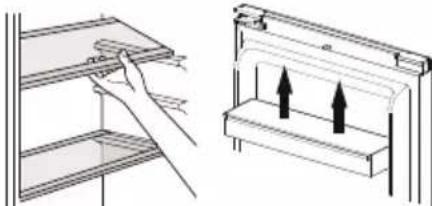 DOMO DO91125 - MOVING THE SHELVES AND DOOR RACK - 1