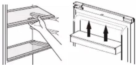 DOMO DO91703R - MOVING THE SHELVES AND DOOR RACK - 1