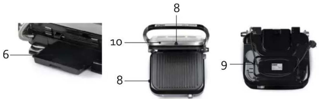 DOMO DO9249G - COMPONENTI - 2