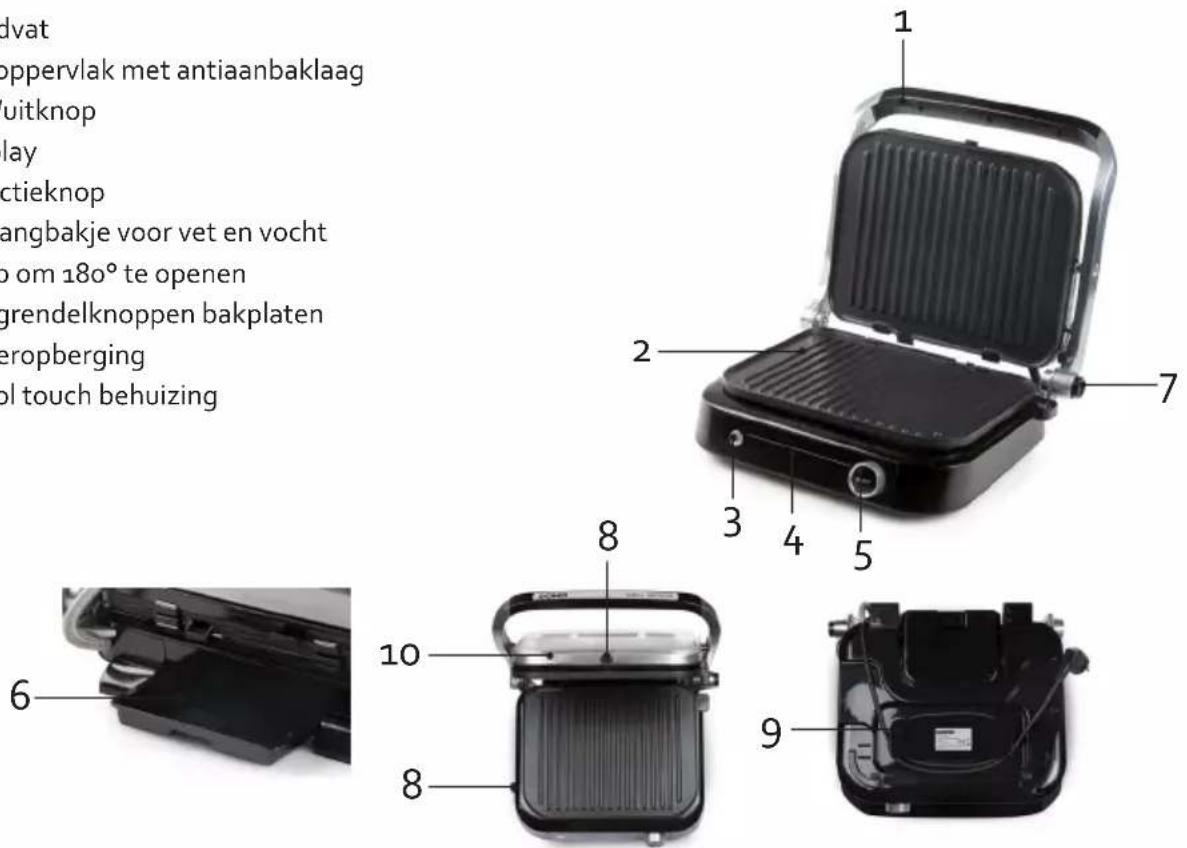 DOMO DO9249G - ONDERDELEN - 1